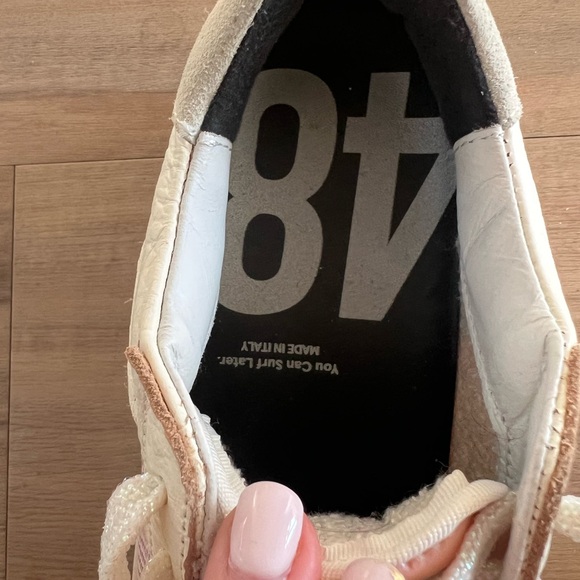 P448 Johnny low top sneakers jolly Polly pink and white -37 - Picture 5 of 11